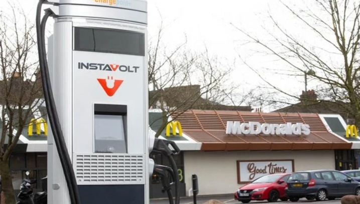McDonald's UK & Ireland has announced a new ambition to host more EV chargers than any other business in the nation. Image: InstaVolt